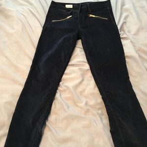 Gap velvet always skinny pants